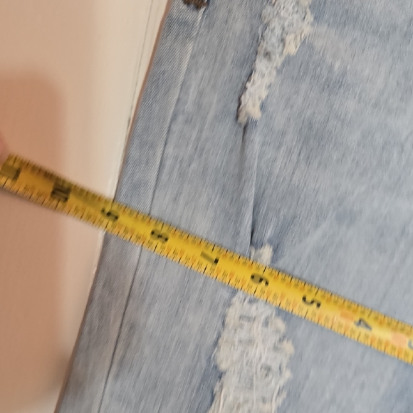 Bluefaith Distressed Light Blue Flare Jeans - Picture 6 of 10